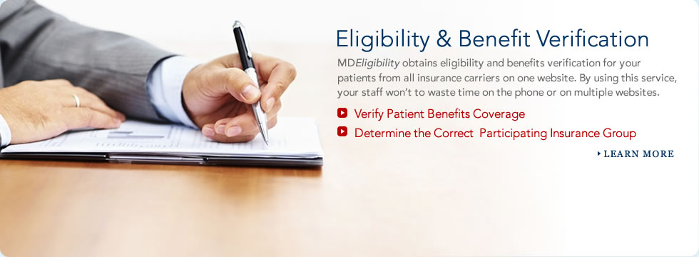 Patient Eligibility & Insurance Benefit Verification 